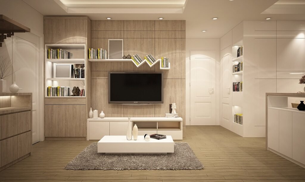 Salon moderne avec mobilier – Service de déménagement à Orange (84100)